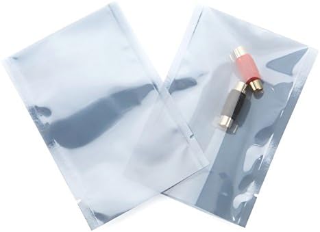 שקיות קלים 3 x 5 שקיות מיגון אנטי סטטיות | תיק מיגון סטטי של ESD Faraday למכשירים אלקטרוניים | סיום חום הניתן